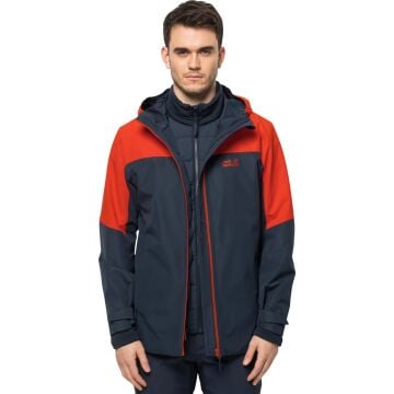 Jack Wolfskin Glaabach 3IN1 Jacket Mont Turuncu