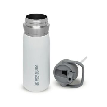 Stanley Go Iceflow Pipetli Çelik Termos 0,65 Lt - Beyaz