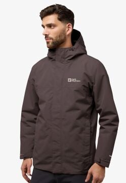 Jack Wolfskin Altenberg 3IN1 JktM Erkek Peat