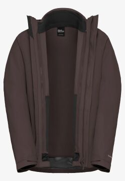 Jack Wolfskin Altenberg 3IN1 JktM Erkek Peat