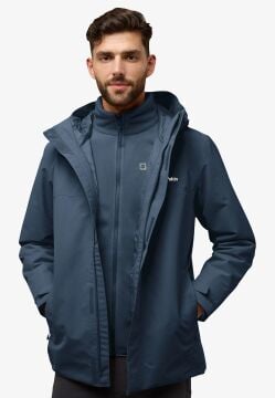 Jack Wolfskin Altenberg 3IN1 JktM Erkek Mid.Sky