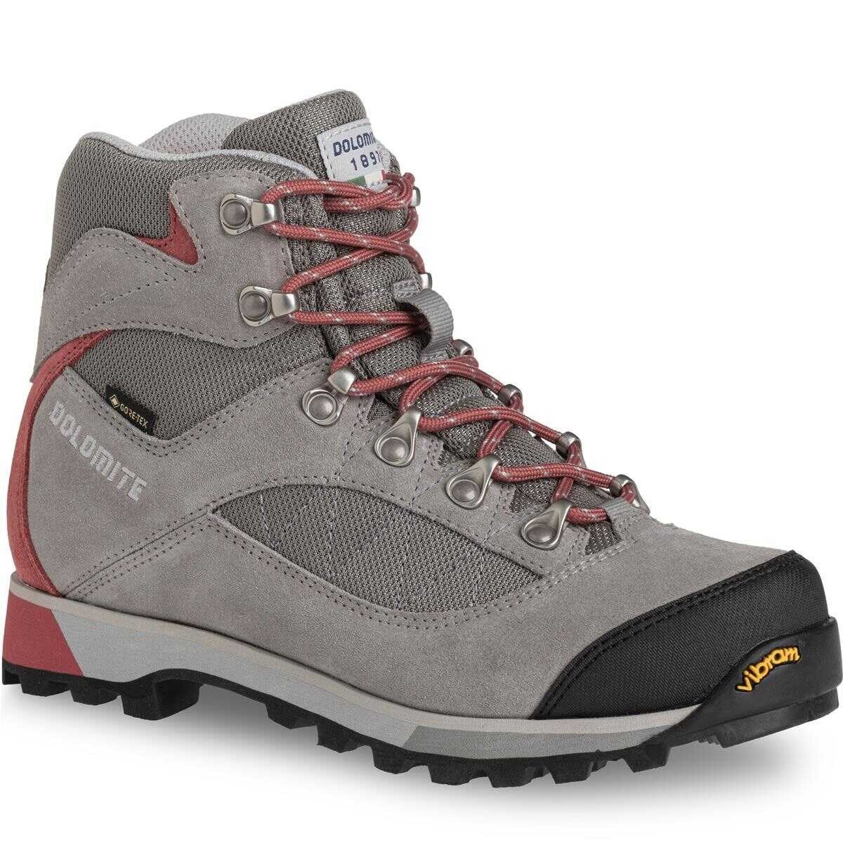 Dolomite Zernez GTX Kadın Bot Gri-Kırmızı(1436)