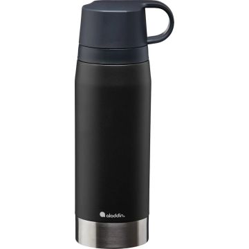 Aladdin CityPark Thermavac Çift Bardaklı Çelik Termos 1.1 LT - Siyah