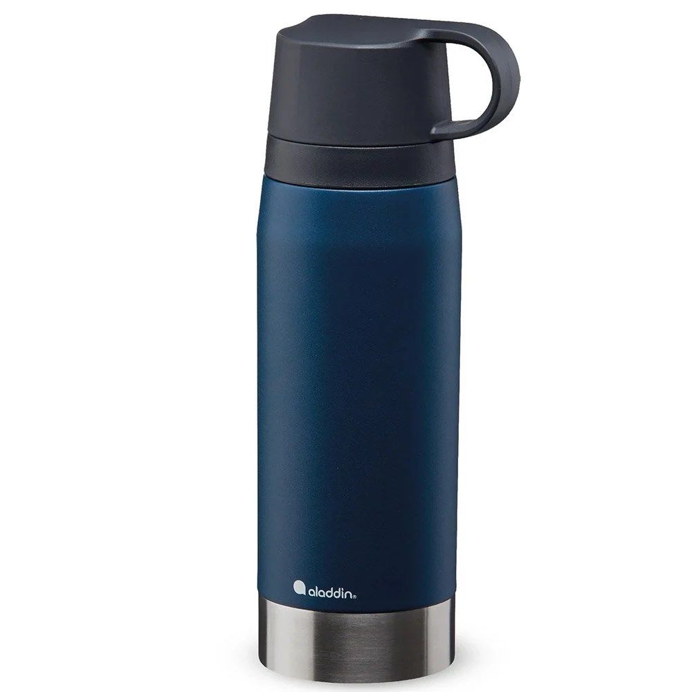 Aladdin CityPark Thermavac Çift Bardaklı Çelik Termos 1.1 LT - Lacivert