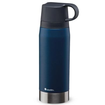 Aladdin CityPark Thermavac Çift Bardaklı Çelik Termos 1.1 LT - Lacivert