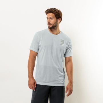 Jack Wolfskin Vonnan S/S Outdoor Tişört Gri
