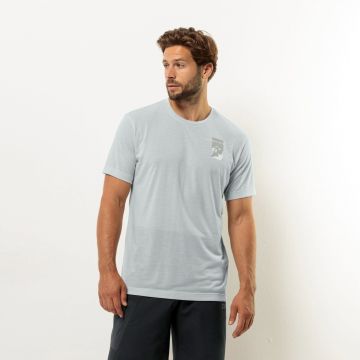 Jack Wolfskin Vonnan S/S Outdoor Tişört Gri