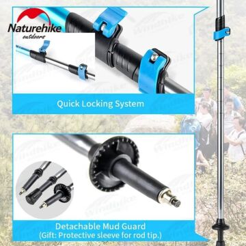 Naturehike Teleskopik Trekking Batonu 57-120 cm