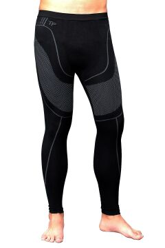Thermoform Seamless Termal Alt İçlik Siyah