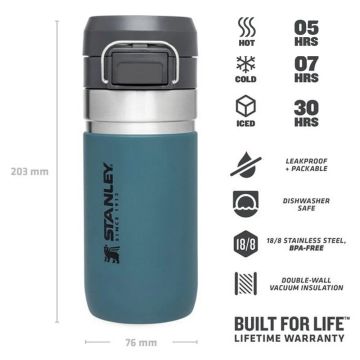 Stanley The Quick Flip Paslanmaz Çelik Termos Bardak 0.47 LT - Mavi