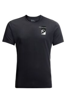 Jack Wolfskin Vonnan S/S Outdoor Tişört Antrasit