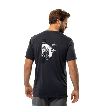 Jack Wolfskin Vonnan S/S Outdoor Tişört Antrasit