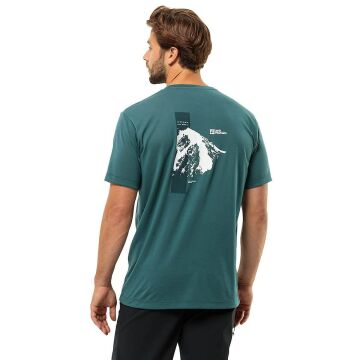 Jack Wolfskin Vonnan S/S Outdoor Tişört Zümrüt