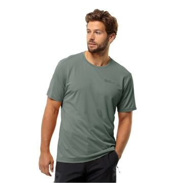 Jack Wolfskin Delgami S/S Outdoor Tişört Yeşil