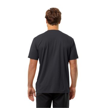 Jack Wolfskin Delgami S/S Outdoor Tişört Siyah