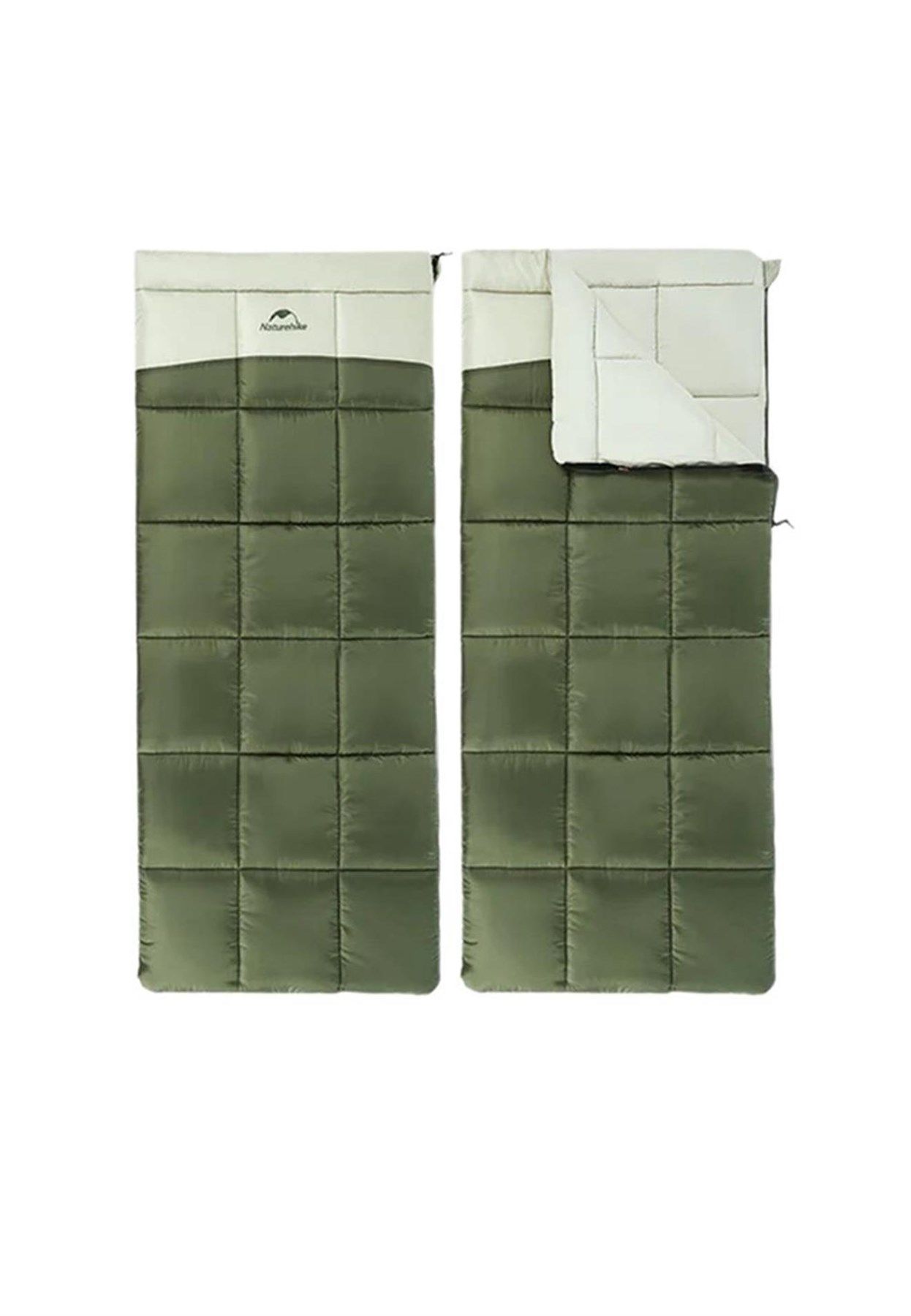 Naturehike LT150 Zarf Tarzı Pamuklu Uyku Tulumu - Yeşil