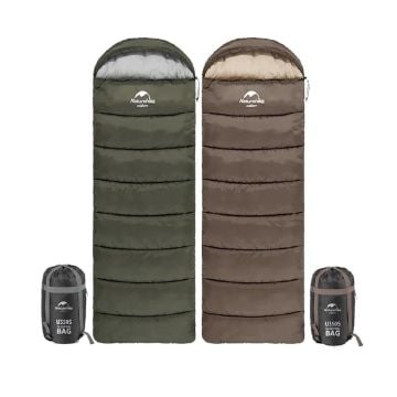 Naturehike U350 Zarf Tarzı Kapüşonlu Uyku Tulumu Haki