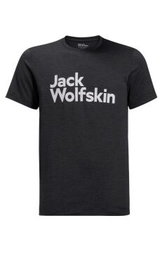 Jack Wolfskin Brand Erkek Outdoor Tişört Siyah