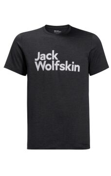 Jack Wolfskin Brand Erkek Outdoor Tişört Siyah
