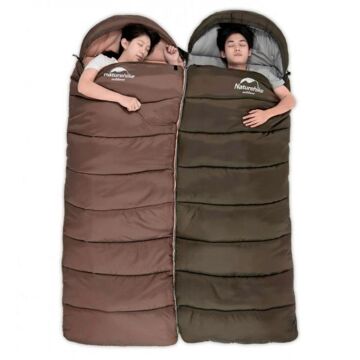 Naturehike U250S Zarf Tarzı Kapüşonlu Uyku Tulumu Haki