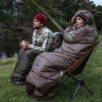 Naturehike U150 Zarf Tarzı Kapüşonlu Uyku Tulumu Kahverengi