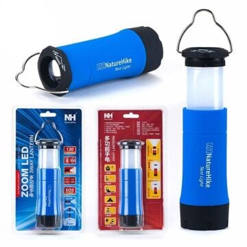Naturehike 3IN1 MultiFonksiyonel LED Kamp Lambası Mavi