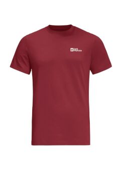 Jack Wolfskin Essential Erkek Outdoor Tişört Bordo