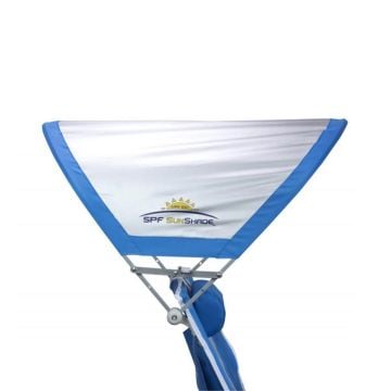 Gci Outdoor SunShade 4 Kademeli Güneşlikli Katlanır Plaj Sandalyesi-Mavi