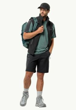 Jack Wolfskin Active Track Erkek Şort Gri