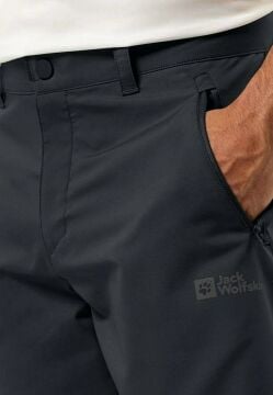 Jack Wolfskin Active Track Erkek Şort Gri