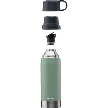 Aladdin CityPark Thermavac Çift Bardaklı Çelik Termos 1.1LT Yeşil