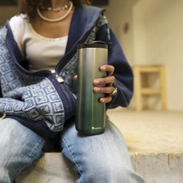 Aladdin Urban Thermavac Paslanmaz Çelik Termos Bardak 0.47Lt Yeşil