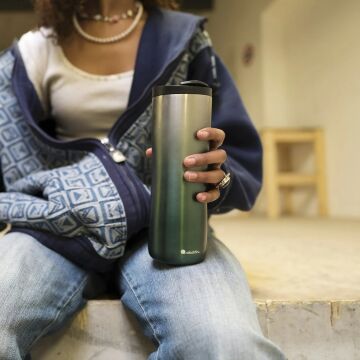 Aladdin Urban Thermavac Paslanmaz Çelik Termos Bardak 0.47Lt Siyah