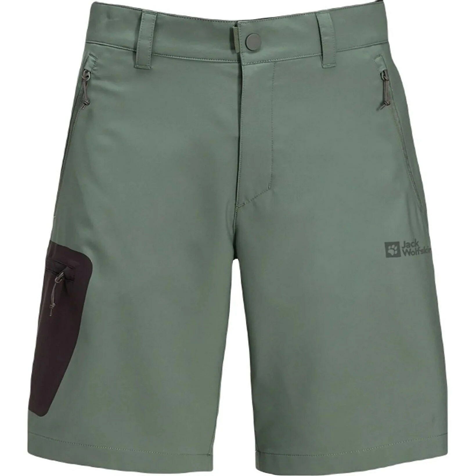 Jack Wolfskin Active Track Erkek Şort Yeşil
