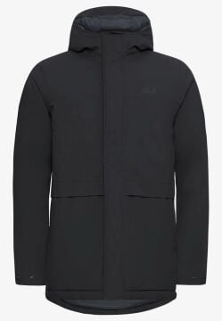 Jack Wolfskin Cold Camp Coat Erkek Su Geçirmez Mont Siyah