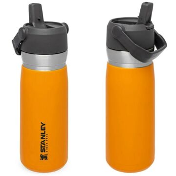 Stanley Iceflow Pipetli Paslanmaz Çelik Soğuk Su Termosu 0.65 LT Safran