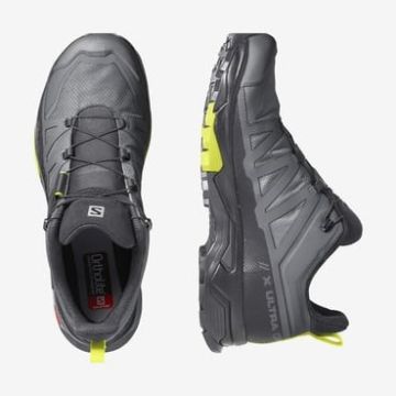 Salomon X Ultra 4 GTX Erkek Outdoor Ayakkabısı Gri - Sarı