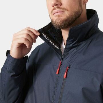 Helly Hansen Crew Hooded Pile Erkek Mont Lacivert