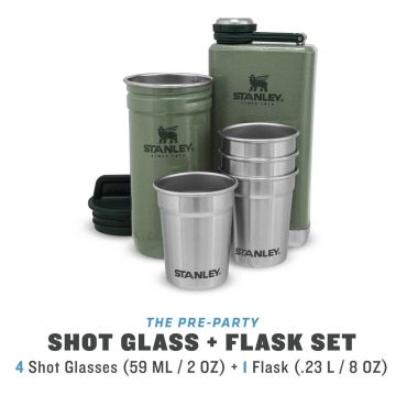 Stanley Adventure Shot Bardak ve Matara Seti Yeşil