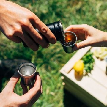 Stanley Adventure Shot Bardak ve Matara Seti Siyah