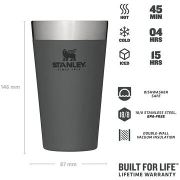 Stanley Adventure Vakumlu Soğuk İçecek Bardağı 0.47 Lt Füme