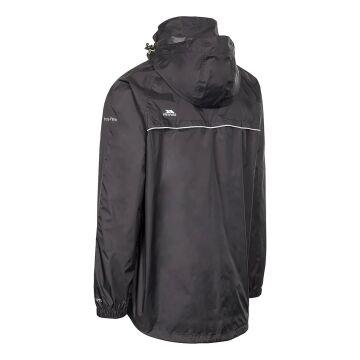 Trespass Qikpack X Unisex Outdoor Yağmurluk Siyah