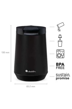 Aladdin Espresso Thermavac Termos 0.25L Siyah