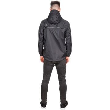 Trespass Qikpack X Unisex Outdoor Yağmurluk Siyah