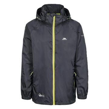Trespass Qikpack X Unisex Outdoor Yağmurluk Siyah