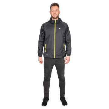 Trespass Qikpack X Unisex Outdoor Yağmurluk Siyah