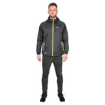 Trespass Qikpack X Unisex Outdoor Yağmurluk Siyah