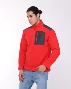 Helly Hansen Block Halfzip Polar Alert Red