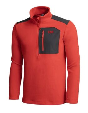 Helly Hansen Block Halfzip Polar Alert Red