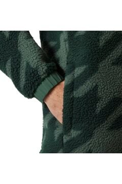 Helly Hansen Panorama Printed Pile Snap Erkek Polar Mont Yeşil